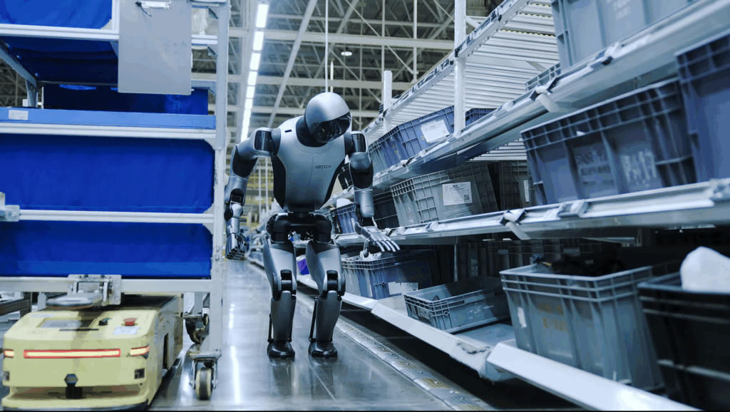 UBTech Walker S2 in industrieller Umgebung